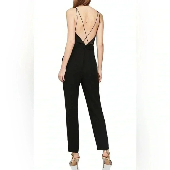 REISS ROSALIE STRAPPY CROSS BACK JUMPSUIT - Picture 8 of 15